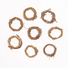 1" Mini Grapevine Wreaths - Package of 8